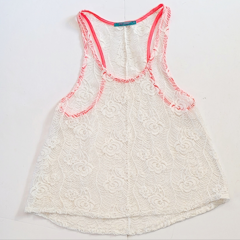 NWOT lace racerback tank